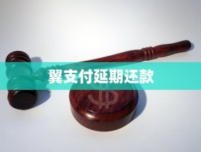 翼支付延期还款