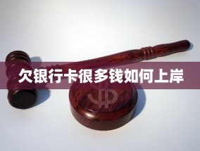 欠银行卡很多钱如何上岸