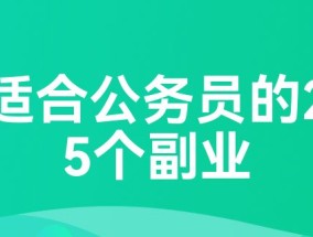 适合公务员的25个副业