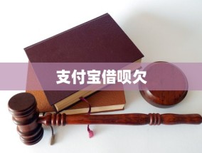 支付宝借呗欠(支付宝借呗欠13000)